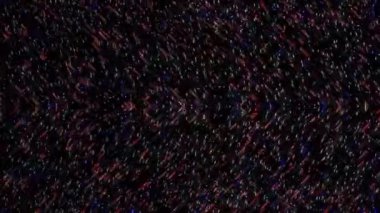 Siyah arkaplandaki renkli çizgilerle ince hareketleri düzenleyen, parıldayan, parlak güzel videolar.