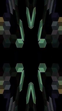 Soyut arka plan hareket eden çizgiler ve parlayan ışık noktaları. Çemberlerle canlandırma