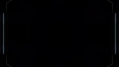 Soyut arka plan hareket eden çizgiler ve parlayan ışık noktaları. Çemberlerle canlandırma