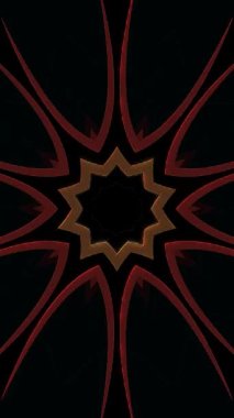 soyut çizgiler renkli noktalar ışık merkezde parlıyor, siyah arkaplan