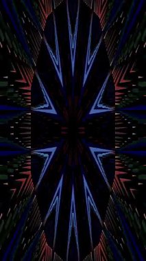 3D animasyon dikey güzel video renkli soyut parlak ışık enerjisi 4K düz çizgiler arkaplan için parıldayan ışık efekti