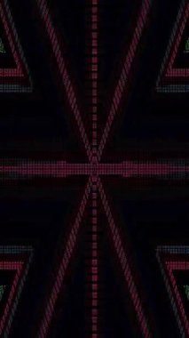 3D animasyon dikey güzel video renkli soyut parlak ışık enerjisi 4K düz çizgiler arkaplan için parıldayan ışık efekti