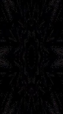 soyut çizgiler renkli noktalar ışık merkezde parlıyor, siyah arkaplan