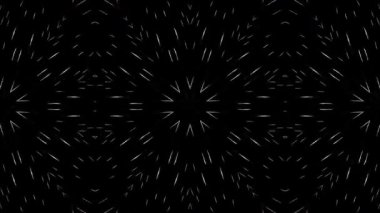 3D animasyon güzel video renkli soyut parlak ışık enerjisi 4K düz çizgi dalgaları merkezde yuvarlak ışık efekti, siyah arkaplan