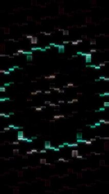 3D animasyon dikey güzel video renkli soyut parlak ışık enerjisi 4K düz çizgiler arkaplan için parıldayan ışık efekti