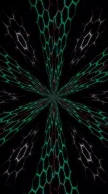 3D animasyon dikey güzel video renkli soyut parlak ışık enerjisi 4K düz çizgiler arkaplan için parıldayan ışık efekti