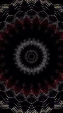 Soyut arka plan hareket eden çizgiler ve parlayan ışık noktaları. Çemberlerle canlandırma