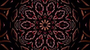 Soyut arka plan hareket eden çizgiler ve parlayan ışık noktaları. Çemberlerle canlandırma