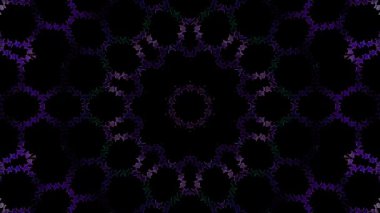 3D animasyon güzel video renkli soyut parlak ışık enerjisi 4K düz çizgi dalgaları merkezde yuvarlak ışık efekti, siyah arkaplan