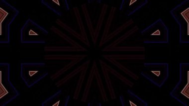 Soyut arka plan hareket eden çizgiler ve parlayan ışık noktaları. Çemberlerle canlandırma