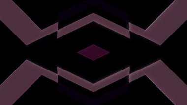 3D soyut parlak çizgiler, dalga, renkli, siyah arkaplan