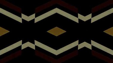 3D soyut parlak çizgiler, dalga, renkli, siyah arkaplan