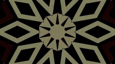 3D animasyon güzel video renkli soyut parlak ışık enerjisi 4K düz çizgi dalgaları merkezde yuvarlak ışık efekti, siyah arkaplan