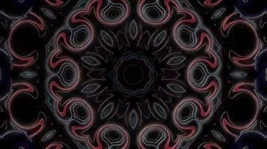 Soyut arka plan hareket eden çizgiler ve parlayan ışık noktaları. Çemberlerle canlandırma