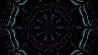 Soyut arka plan hareket eden çizgiler ve parlayan ışık noktaları. Çemberlerle canlandırma