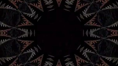 Soyut arka plan hareket eden çizgiler ve parlayan ışık noktaları. Çemberlerle canlandırma