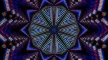 Soyut arka plan hareket eden çizgiler ve parlayan ışık noktaları. Çemberlerle canlandırma