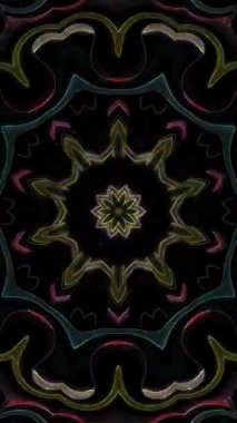 3D animasyon dikey güzel video renkli soyut parlak ışık enerjisi 4K düz çizgiler arkaplan için parıldayan ışık efekti