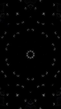 Soyut arka plan hareket eden çizgiler ve parlayan ışık noktaları. Çemberlerle canlandırma