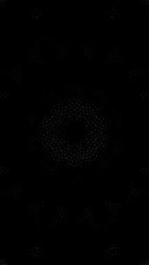 Soyut arka plan hareket eden çizgiler ve parlayan ışık noktaları. Çemberlerle canlandırma