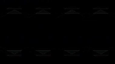 3D soyut parlak çizgiler, dalga, renkli, siyah arkaplan