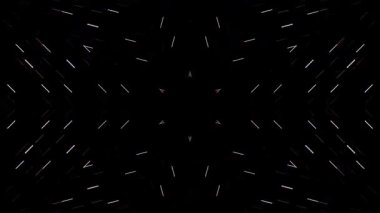 3D animation vertical beautiful video colorful abstract bright light energy 4K of smooth lines waves glittering light effect on black background