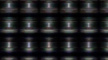 güzel renkli video soyut parlak ışık enerjisi 4K düz çizgi dalgaları siyah arkaplan üzerinde parıldayan ışık etkisi