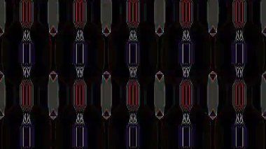 3D soyut parlak çizgiler dalga, renkli, parlak ışık enerjisi düz çizgilerin 4K 'sı siyah arkaplan üzerinde parıldayan ışık efekti