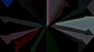 güzel renkli video soyut parlak ışık enerjisi 4K düz çizgi dalgaları siyah arkaplan üzerinde parıldayan ışık etkisi