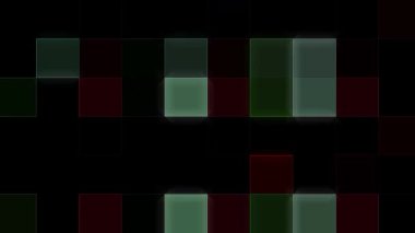 3D soyut parlak çizgiler dalga, renkli, parlak ışık enerjisi düz çizgilerin 4K 'sı siyah arkaplan üzerinde parıldayan ışık efekti