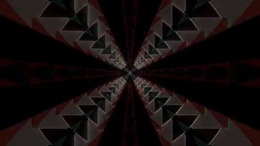 güzel renkli video soyut parlak ışık enerjisi 4K düz çizgi dalgaları siyah arkaplan üzerinde parıldayan ışık etkisi