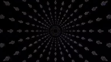 güzel renkli video soyut parlak ışık enerjisi 4K düz çizgi dalgaları siyah arkaplan üzerinde parıldayan ışık etkisi