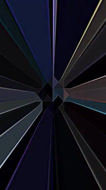 3D animasyon dikey güzel video renkli soyut parlak ışık enerjisi 4K düz çizgiler arkaplan için parıldayan ışık efekti