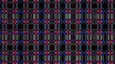 güzel renkli video soyut parlak ışık enerjisi 4K düz çizgi dalgaları siyah arkaplan üzerinde parıldayan ışık etkisi