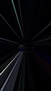 3D animasyon dikey güzel video renkli soyut parlak ışık enerjisi 4K düz çizgiler arkaplan için parıldayan ışık efekti