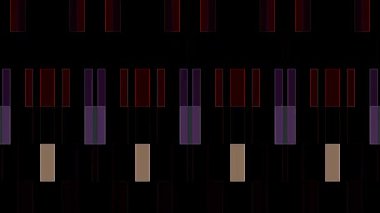 güzel renkli video soyut parlak ışık enerjisi 4K düz çizgi dalgaları siyah arkaplan üzerinde parıldayan ışık etkisi