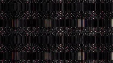 güzel renkli video soyut parlak ışık enerjisi 4K düz çizgi dalgaları siyah arkaplan üzerinde parıldayan ışık etkisi