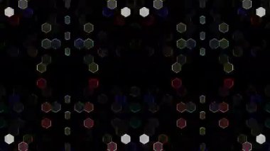 güzel renkli video soyut parlak ışık enerjisi 4K düz çizgi dalgaları siyah arkaplan üzerinde parıldayan ışık etkisi