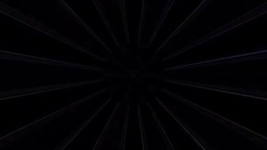 güzel renkli video soyut parlak ışık enerjisi 4K düz çizgi dalgaları siyah arkaplan üzerinde parıldayan ışık etkisi