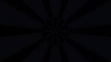 güzel renkli video soyut parlak ışık enerjisi 4K düz çizgi dalgaları siyah arkaplan üzerinde parıldayan ışık etkisi