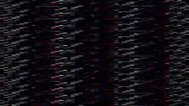 3D soyut parlak çizgiler, dalga, renkli, siyah arkaplan