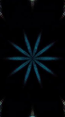 güzel renkli video soyut parlak ışık enerjisi 4K düz çizgi dalgaları siyah arkaplan üzerinde parıldayan ışık etkisi