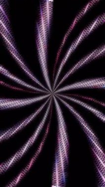 güzel renkli video soyut parlak ışık enerjisi 4K düz çizgi dalgaları siyah arkaplan üzerinde parıldayan ışık etkisi