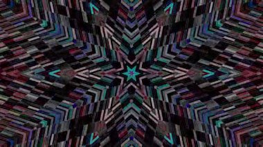 güzel renkli video soyut parlak ışık enerjisi 4K düz çizgi dalgaları siyah arkaplan üzerinde parıldayan ışık etkisi