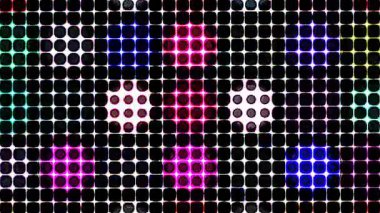 güzel renkli video soyut parlak ışık enerjisi 4K düz çizgi dalgaları siyah arkaplan üzerinde parıldayan ışık etkisi