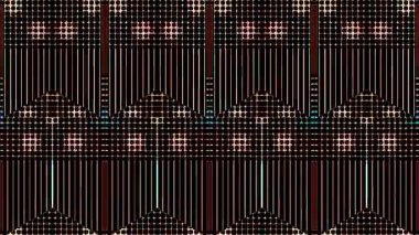 güzel renkli video soyut parlak ışık enerjisi 4K düz çizgi dalgaları siyah arkaplan üzerinde parıldayan ışık etkisi
