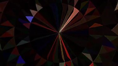 Soyut arka plan hareket eden çizgiler ve parlayan ışık noktaları. Çemberlerle canlandırma