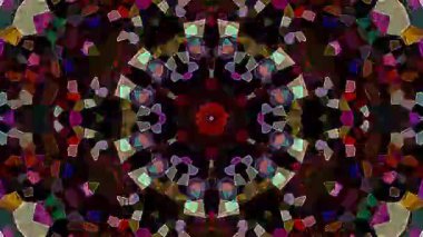 Soyut arka plan hareket eden çizgiler ve parlayan ışık noktaları. Çemberlerle canlandırma