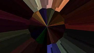 Soyut arka plan hareket eden çizgiler ve parlayan ışık noktaları. Çemberlerle canlandırma