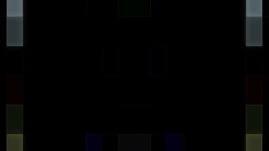 güzel renkli video soyut parlak ışık enerjisi 4K düz çizgi dalgaları siyah arkaplan üzerinde parıldayan ışık etkisi